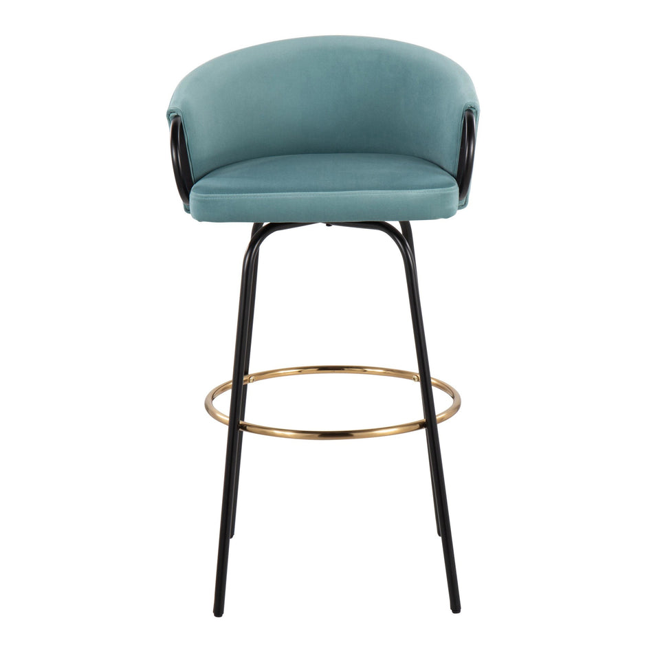 Claire 30" Fixed-Height Barstool - Set of 2