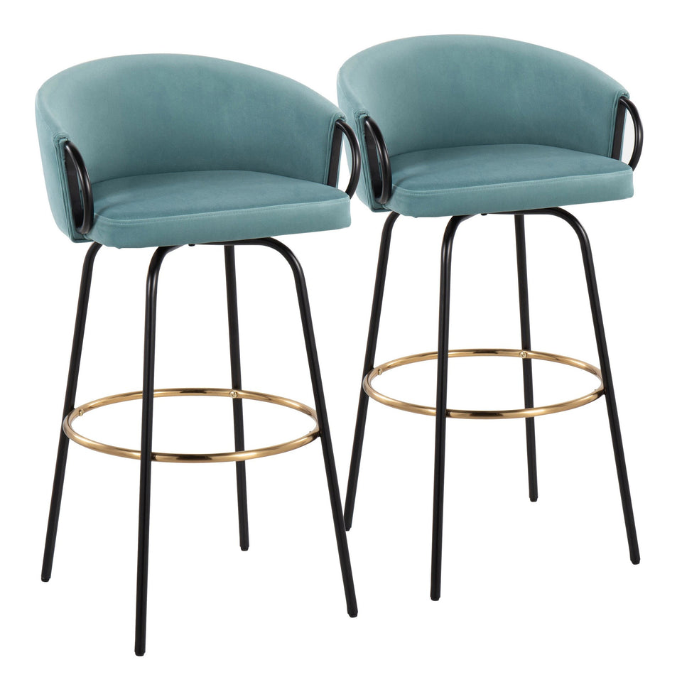 Claire 30" Fixed-Height Barstool - Set of 2