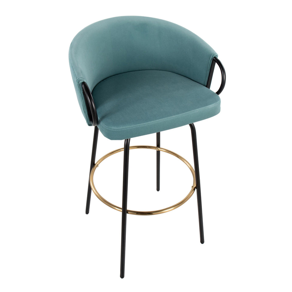 Claire 30" Fixed-Height Barstool - Set of 2