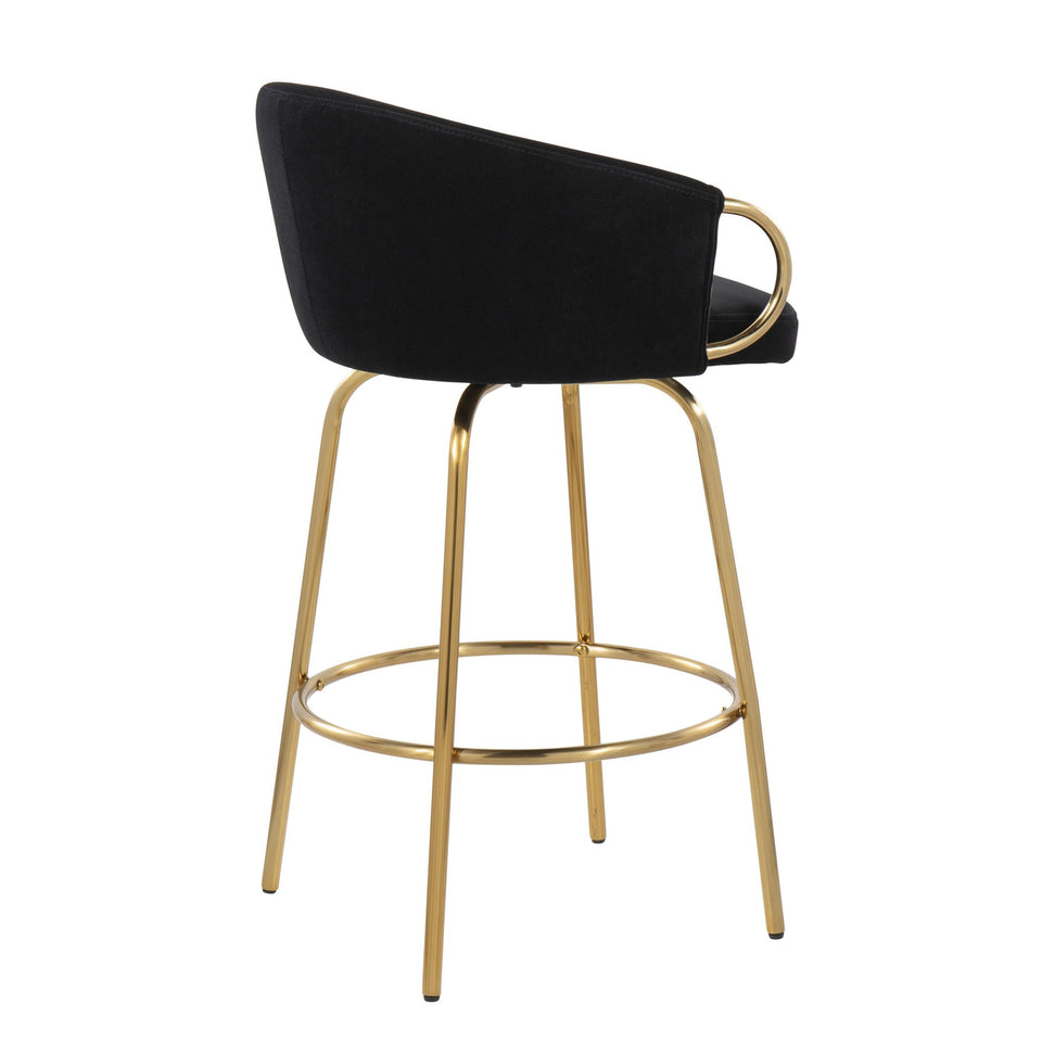 Claire 26" Fixed-Height Counter Stool - Set of 2