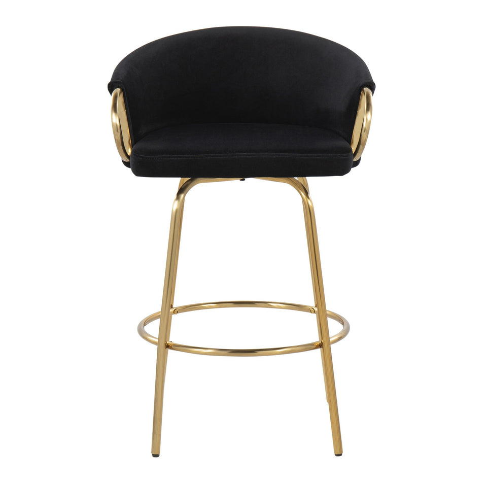 Claire 26" Fixed-Height Counter Stool - Set of 2