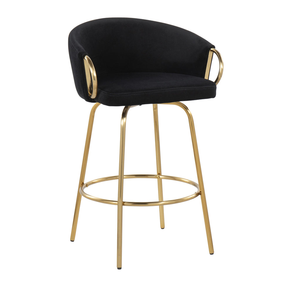 Claire 26" Fixed-Height Counter Stool - Set of 2