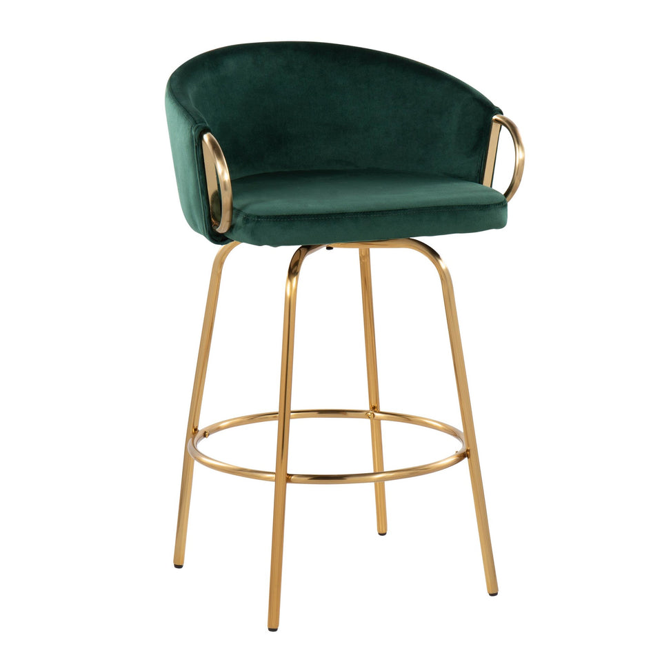 Claire 26" Fixed-Height Counter Stool - Set of 2