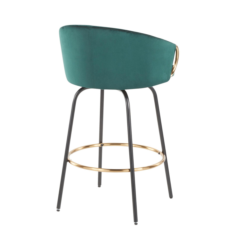 Claire 26" Fixed-Height Counter Stool - Set of 2
