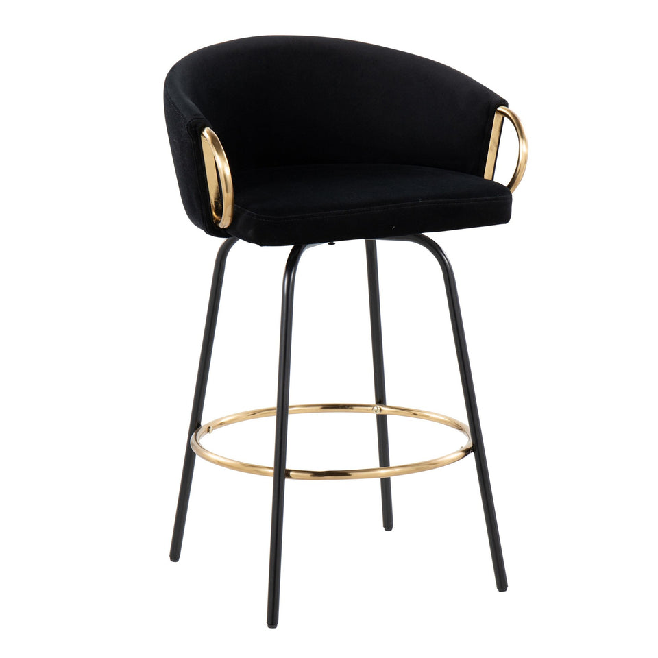 Claire 26" Fixed-Height Counter Stool - Set of 2