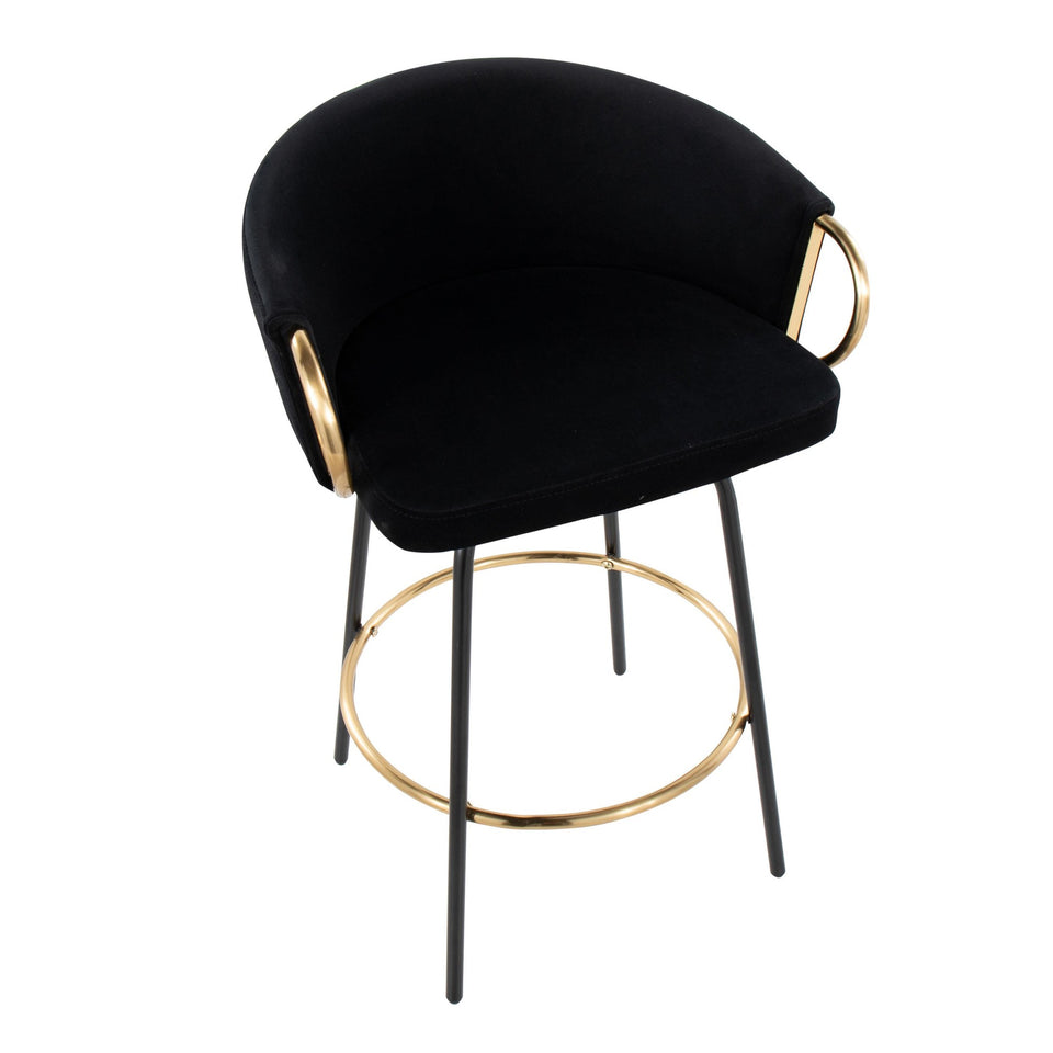 Claire 26" Fixed-Height Counter Stool - Set of 2