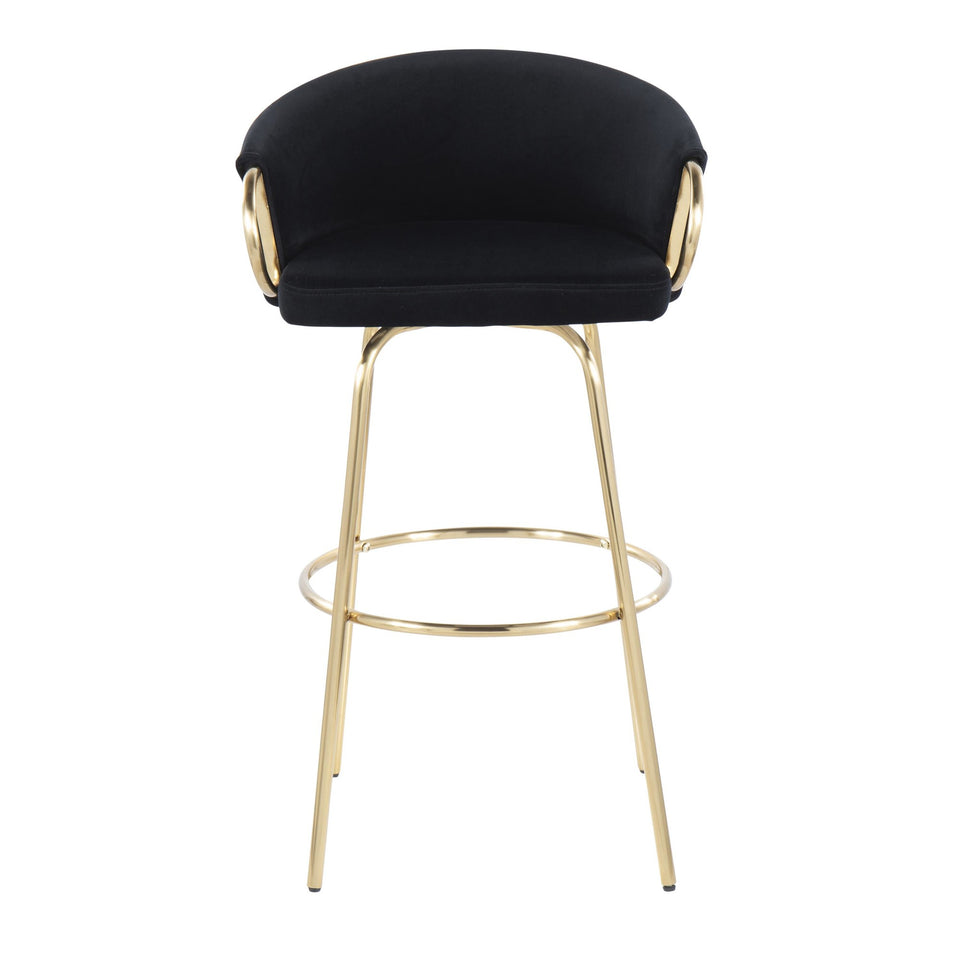 Claire 30" Fixed-Height Barstool - Set of 2