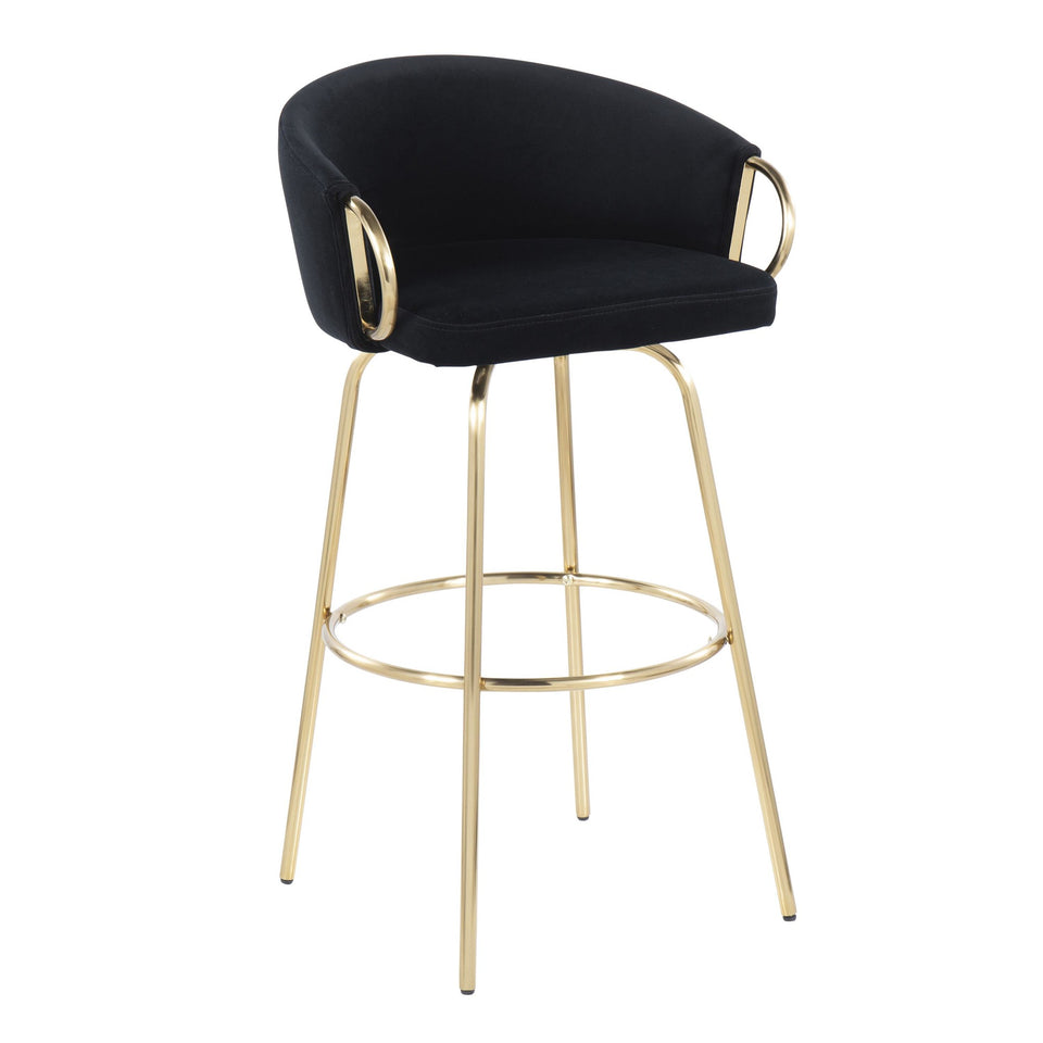 Claire 30" Fixed-Height Barstool - Set of 2