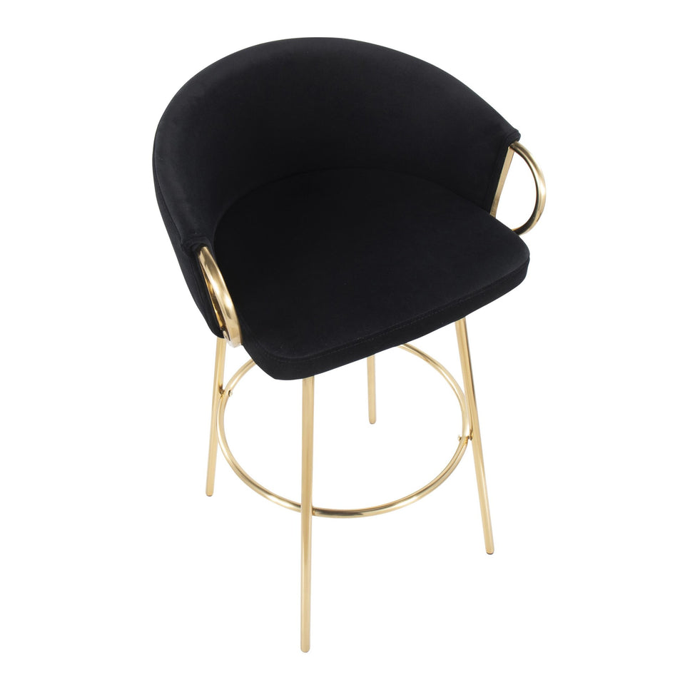 Claire 30" Fixed-Height Barstool - Set of 2
