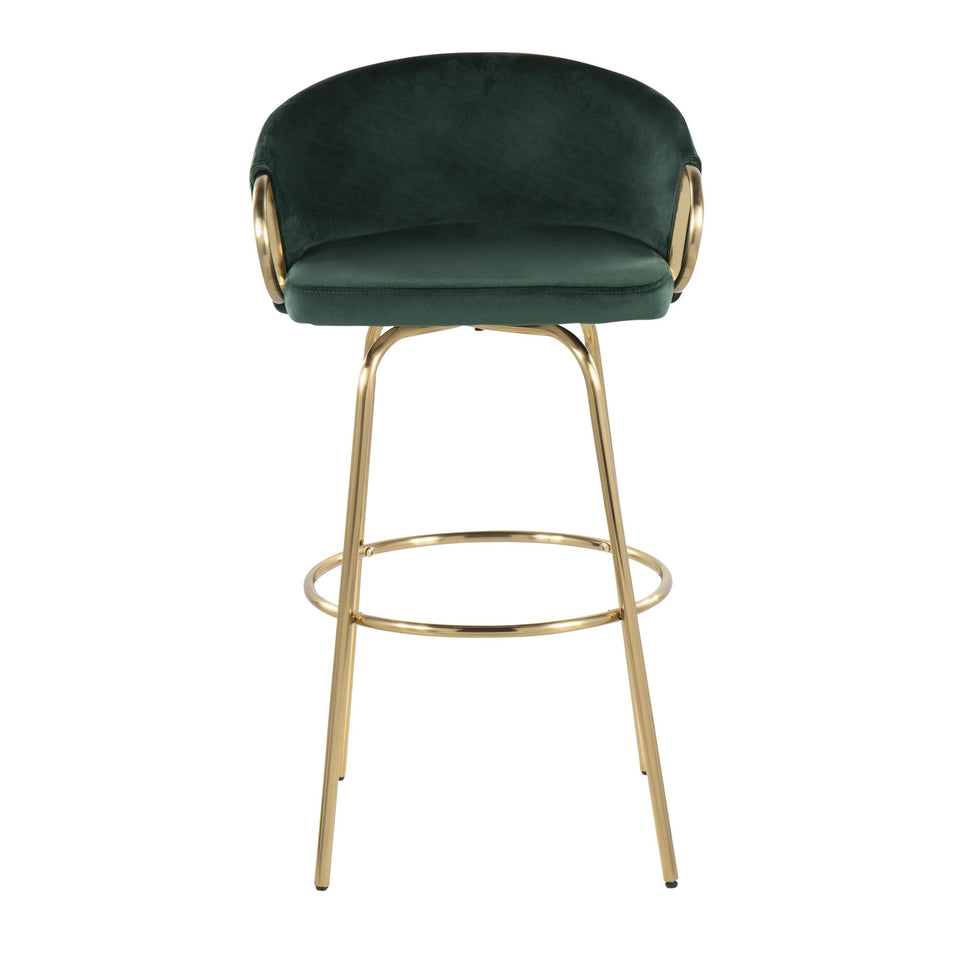 Claire 30" Fixed-Height Barstool - Set of 2