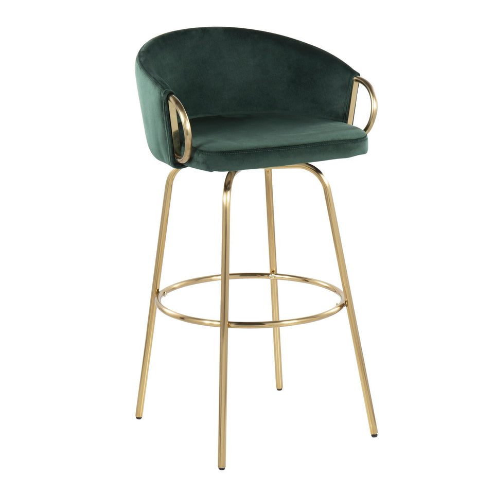 Claire 30" Fixed-Height Barstool - Set of 2