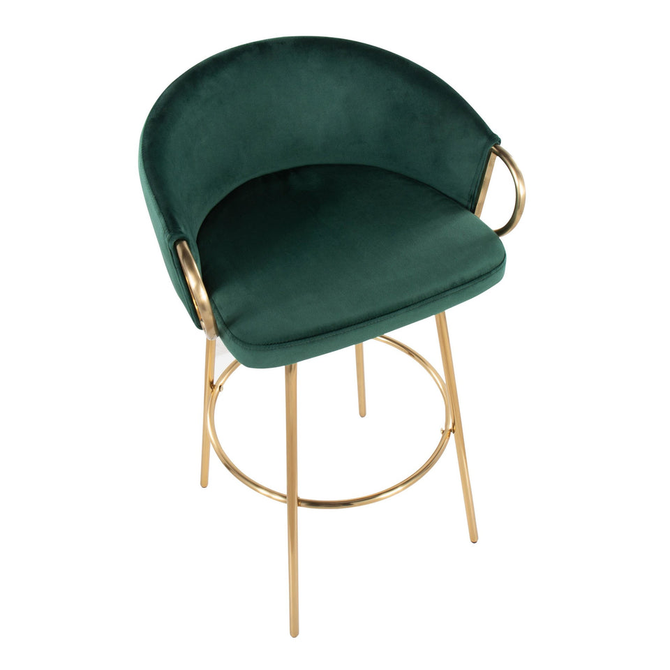 Claire 30" Fixed-Height Barstool - Set of 2