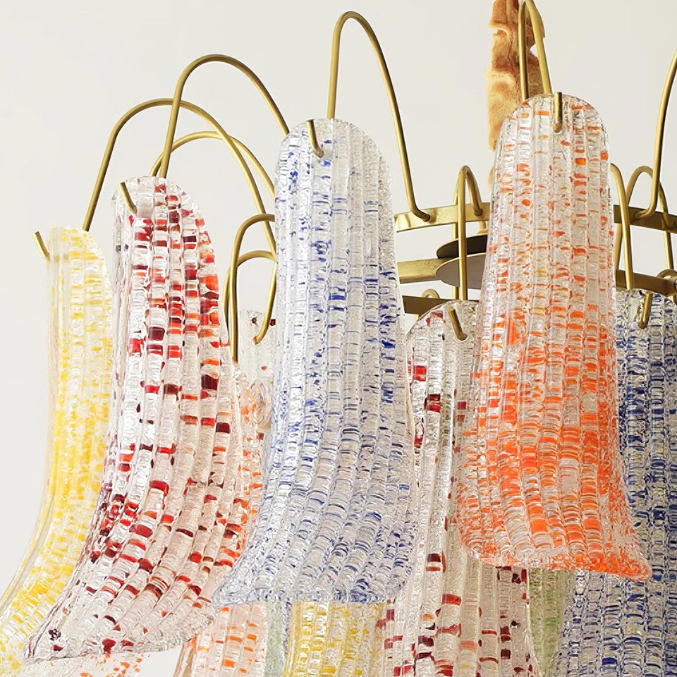Colorful Murano Glass Chandelier