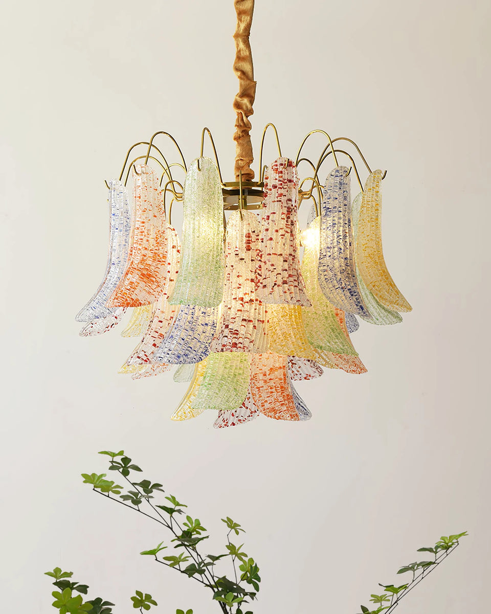 Colorful Murano Glass Chandelier