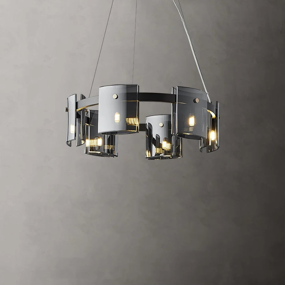 Circular Corlota Glass Chandelier