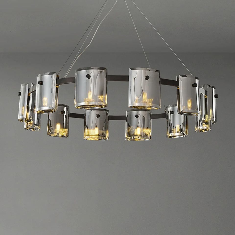 Circular Corlota Glass Chandelier