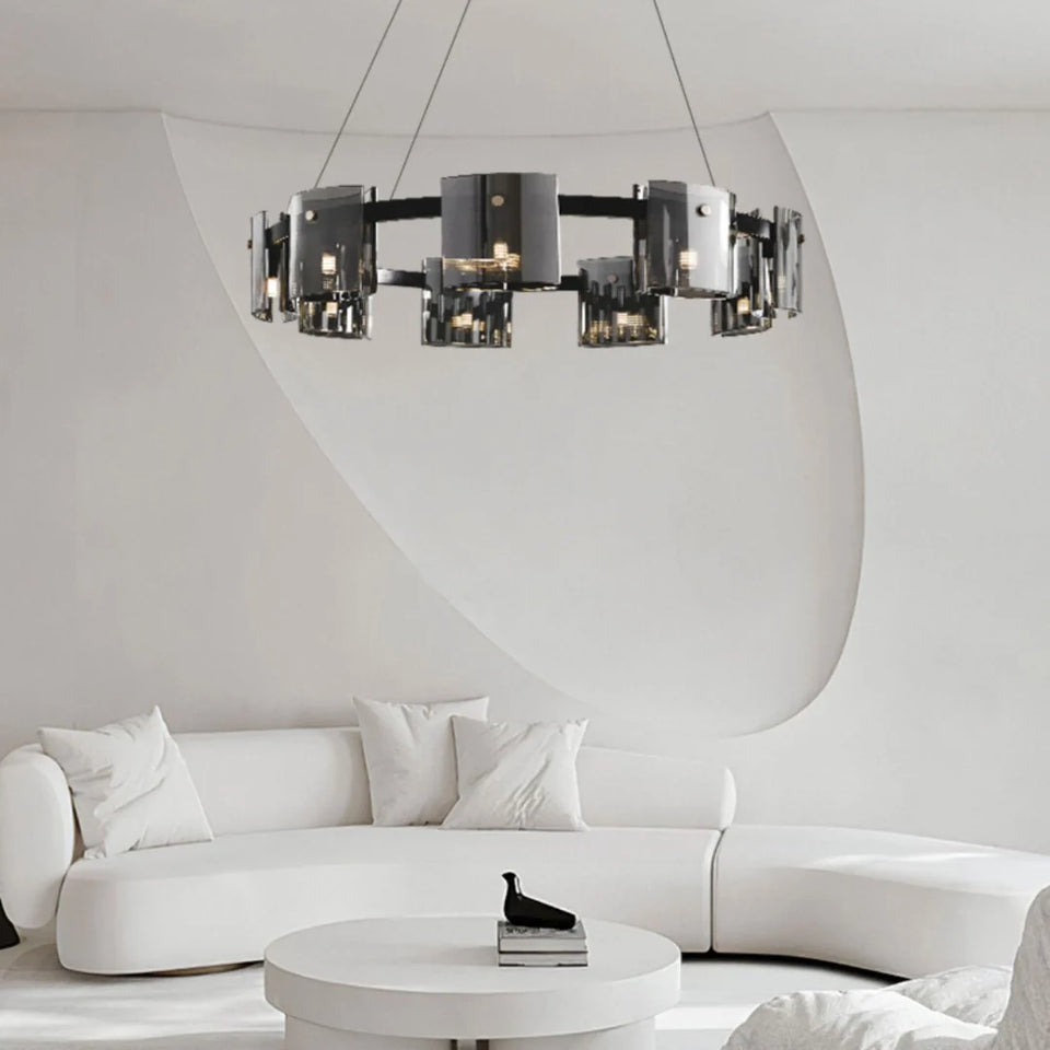 Circular Corlota Glass Chandelier