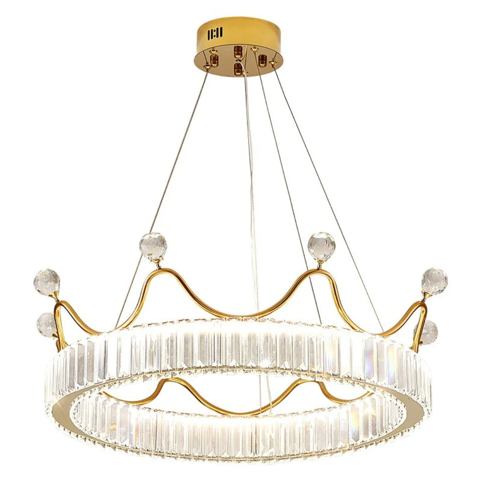 Crown Crystal Round Crystal Chandelier