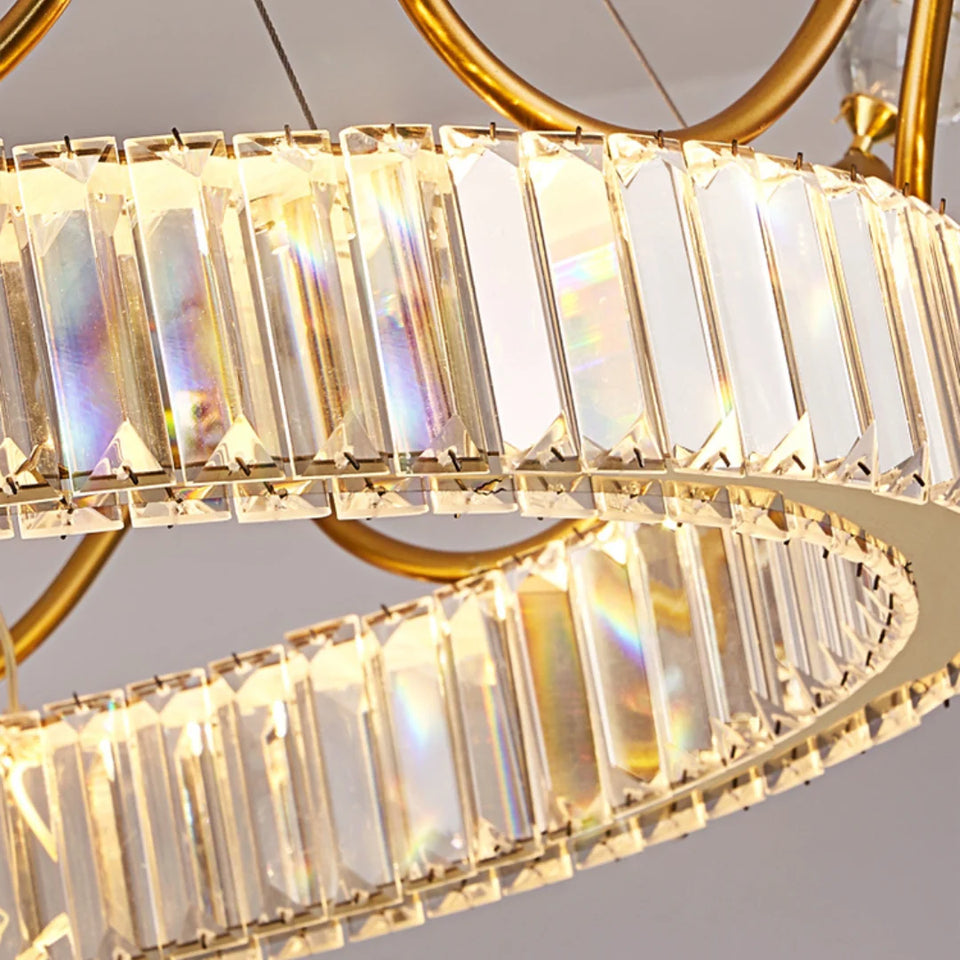 Crown Crystal Round Crystal Chandelier