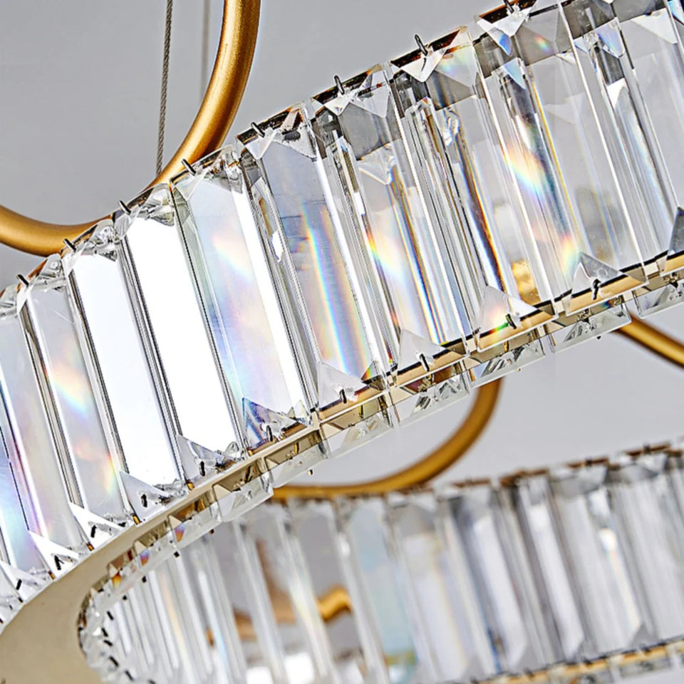 Crown Crystal Round Crystal Chandelier