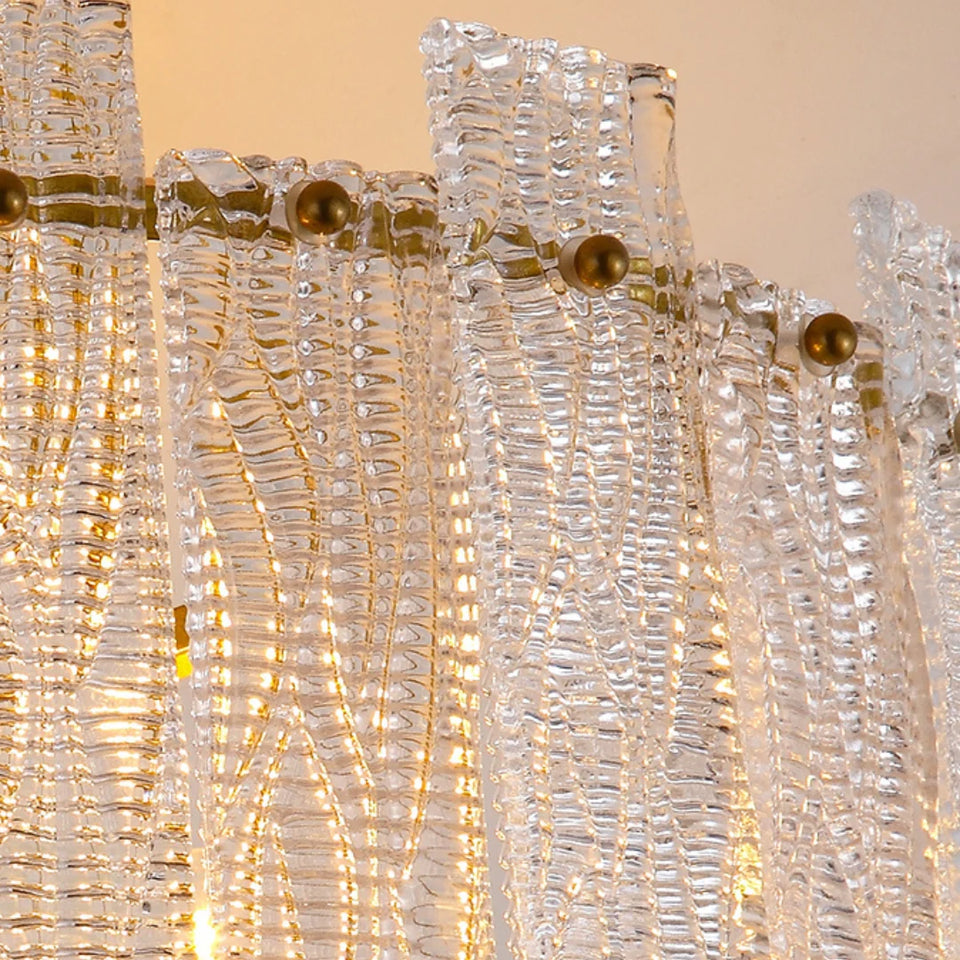 Crystal Gold Ceiling Lamp