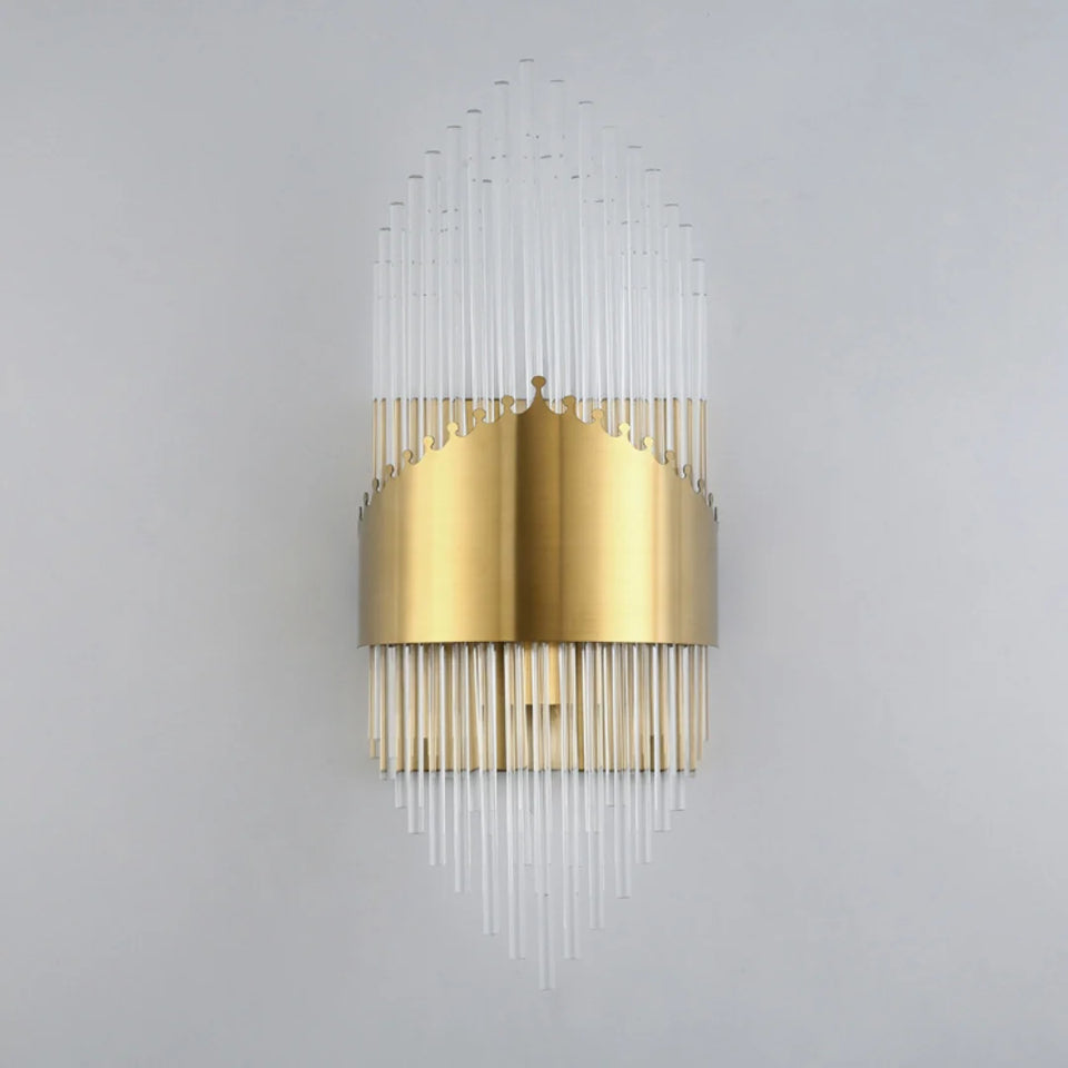 Crystal Rod Wall Sconce