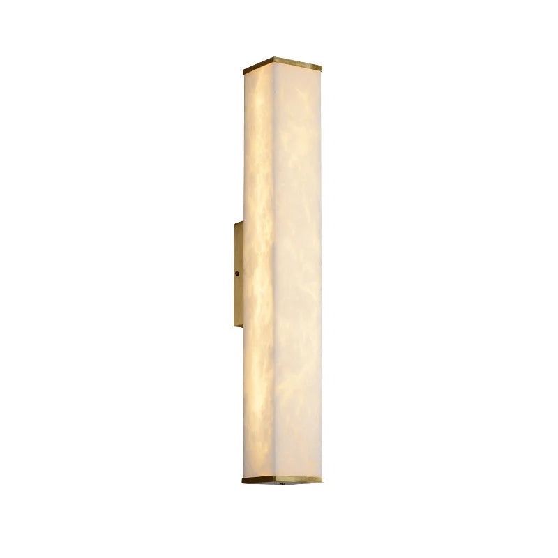 Cuboid Alabaster Wall Light