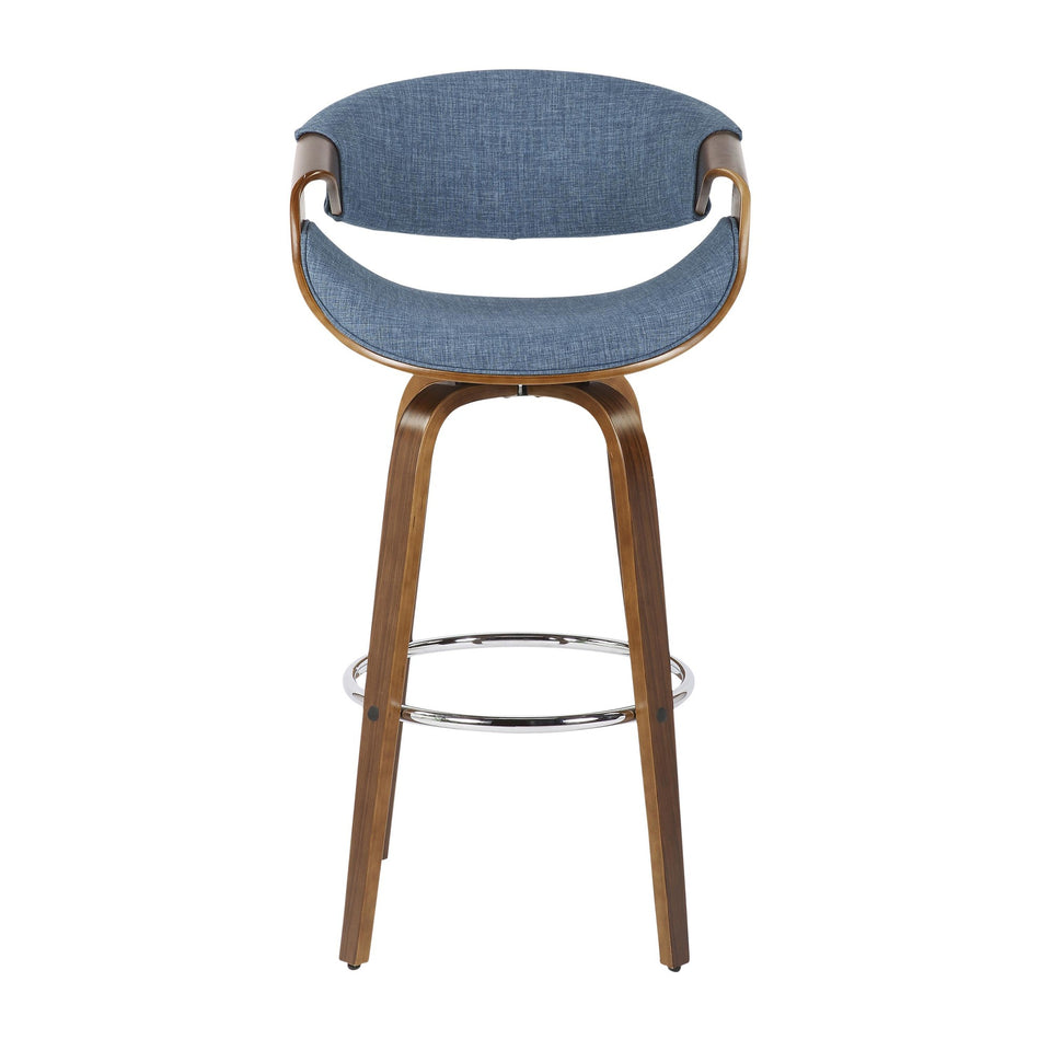 Curvini 30'' Fixed-Height Barstool - Set of 2