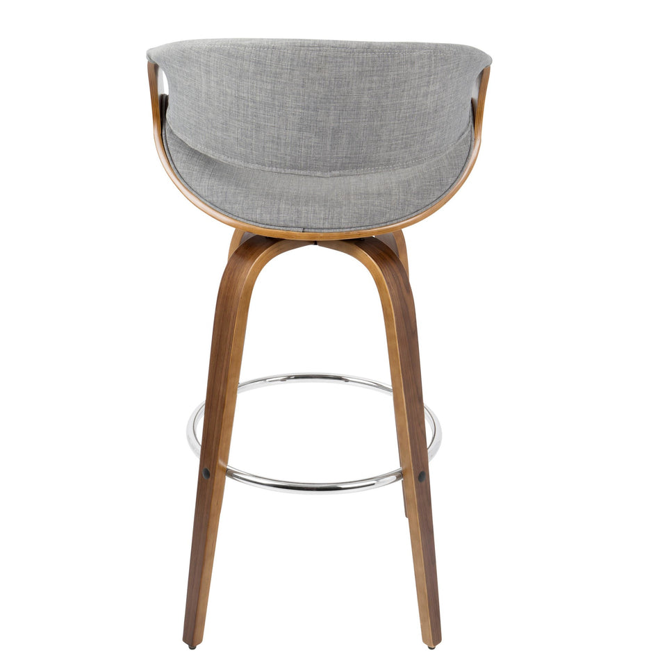 Curvini 30'' Fixed-Height Barstool - Set of 2