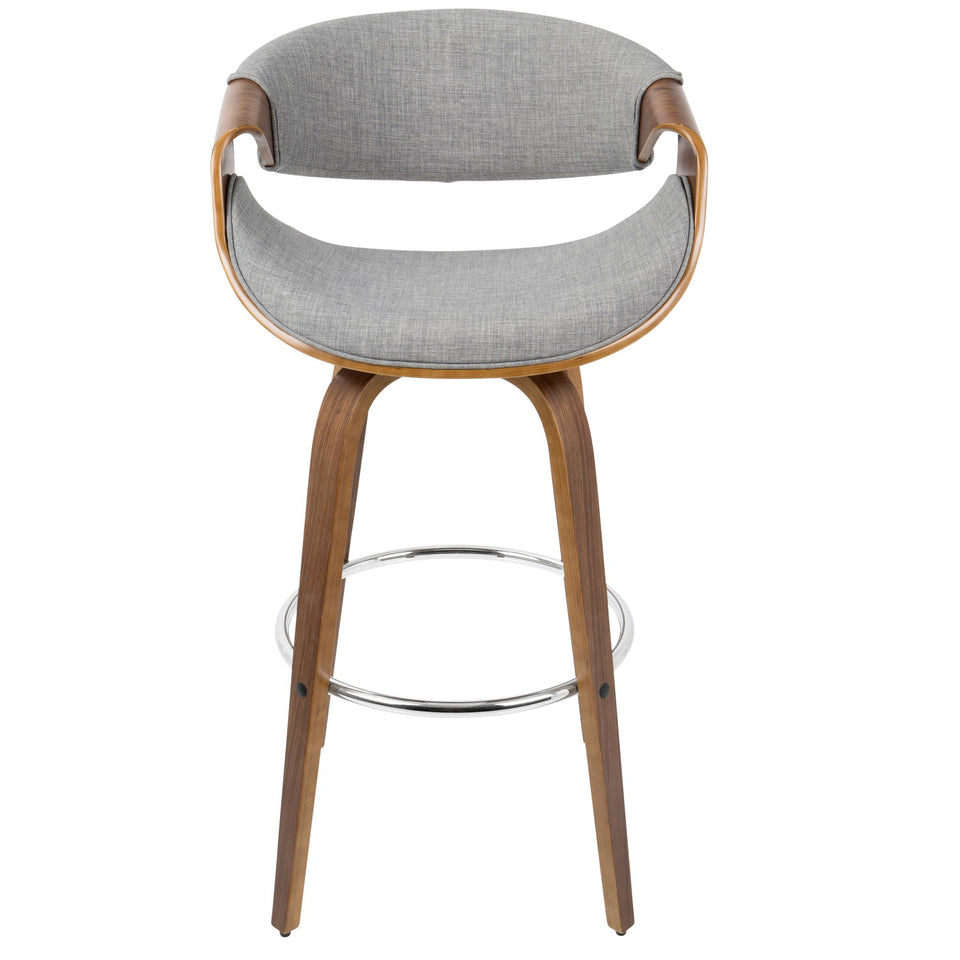 Curvini 30'' Fixed-Height Barstool - Set of 2