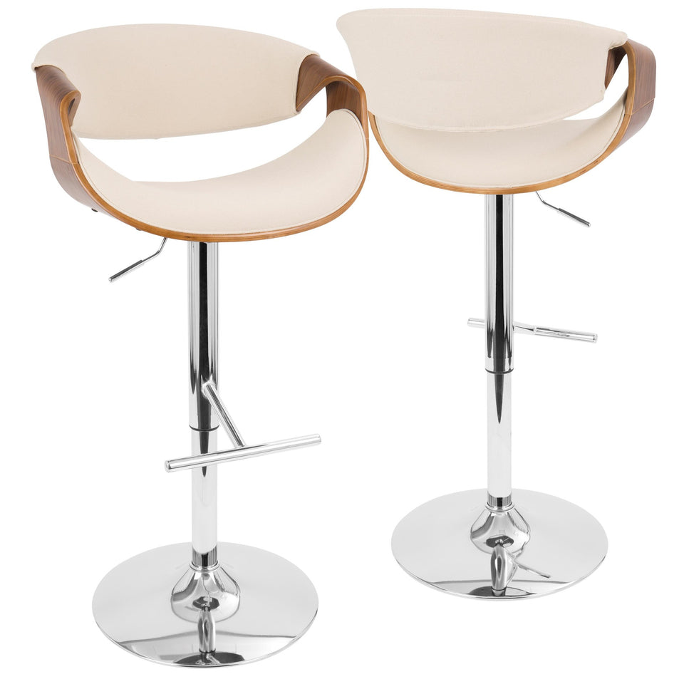 Curvo Adjustable Barstool - Set of 2