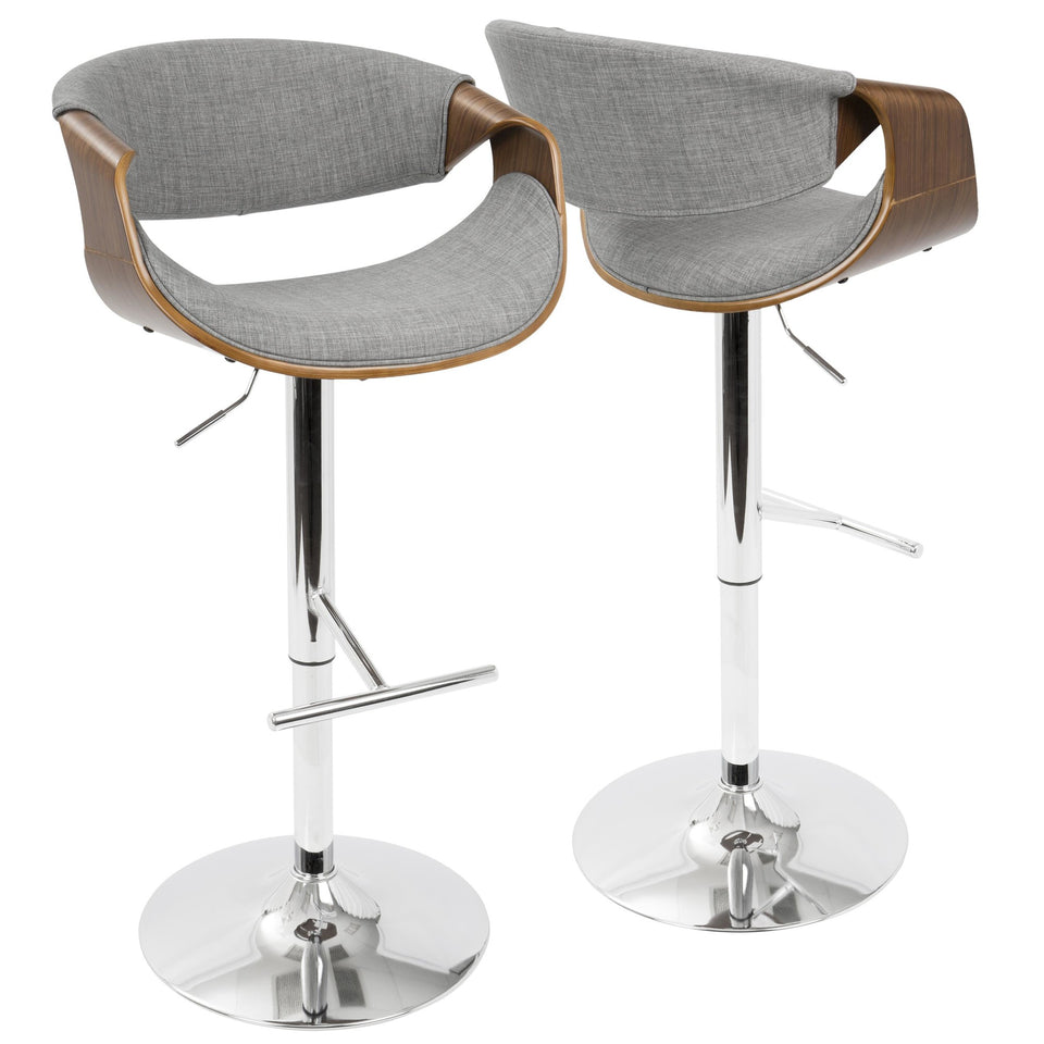 Curvo Adjustable Barstool - Set of 2