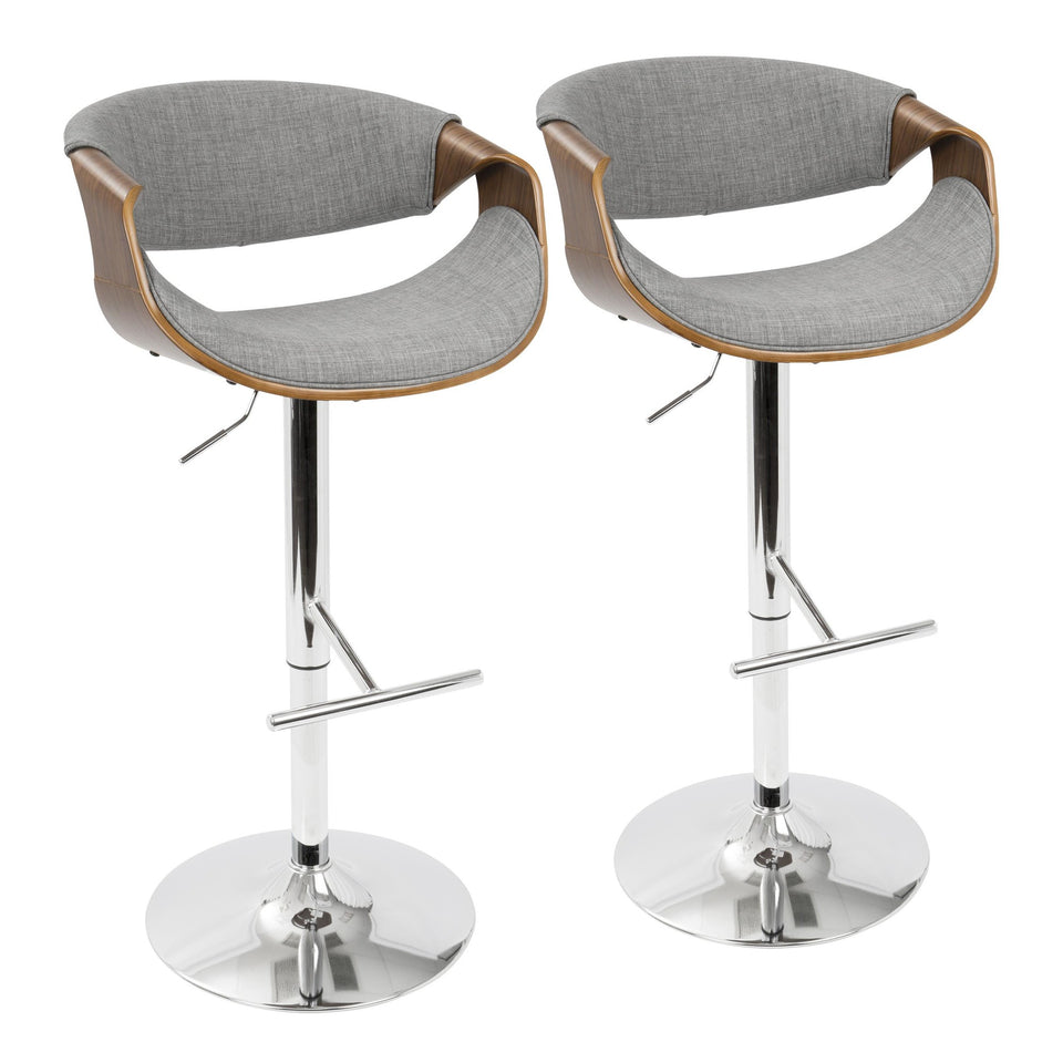 Curvo Adjustable Barstool - Set of 2