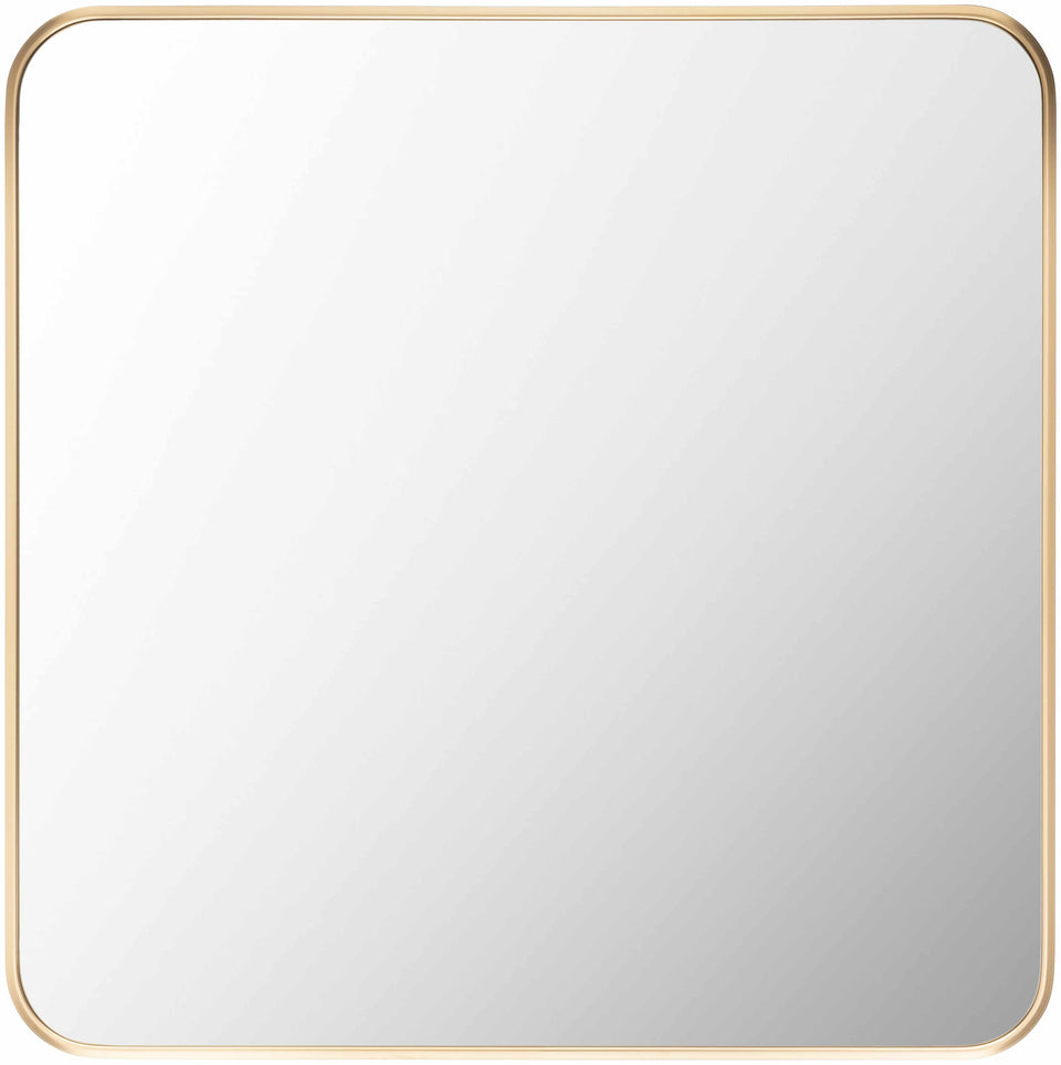 Ockenfels Modern Arched Gold Wall Mirror