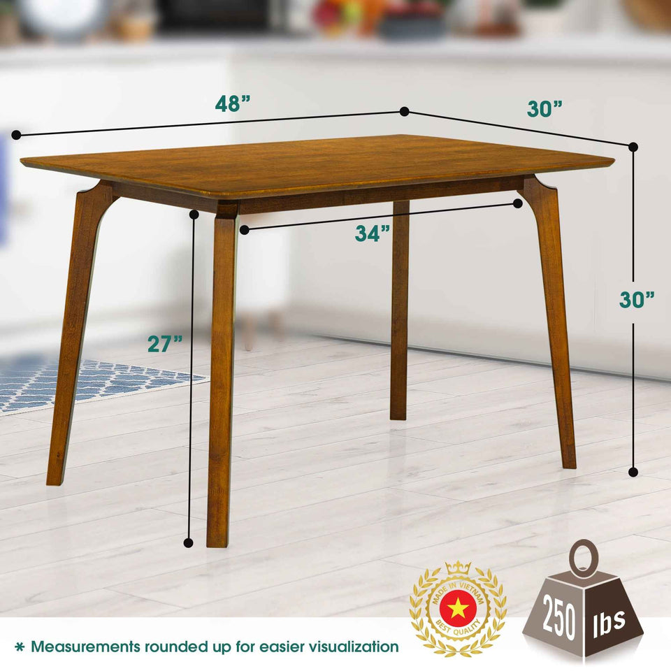Verve 48 inches Solid Wood Dining Table