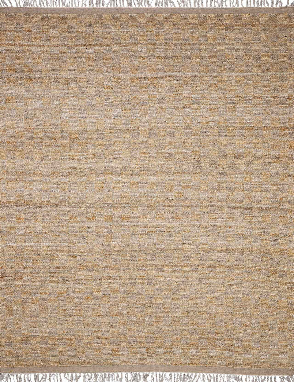 Lonut Checkered Jute Area Rug - Clearance