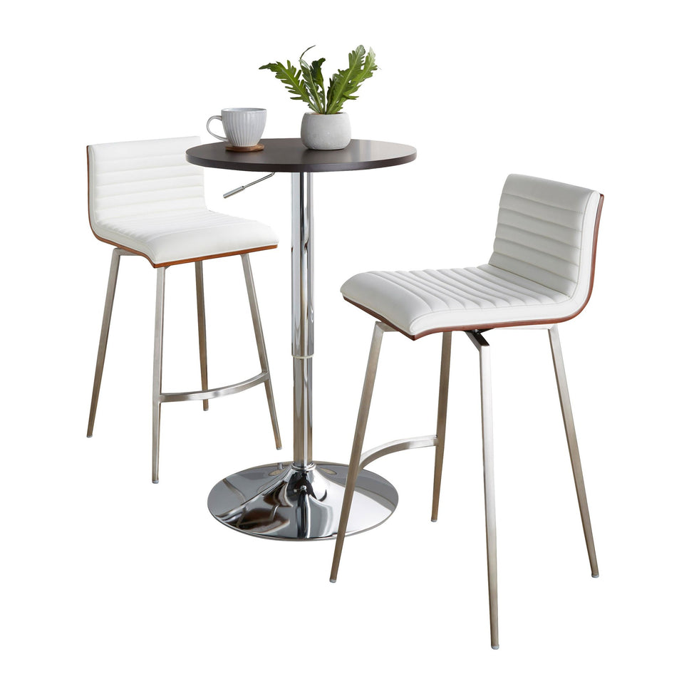 Mason Swivel Adjustable Counter Height Dining Set - 3 Piece