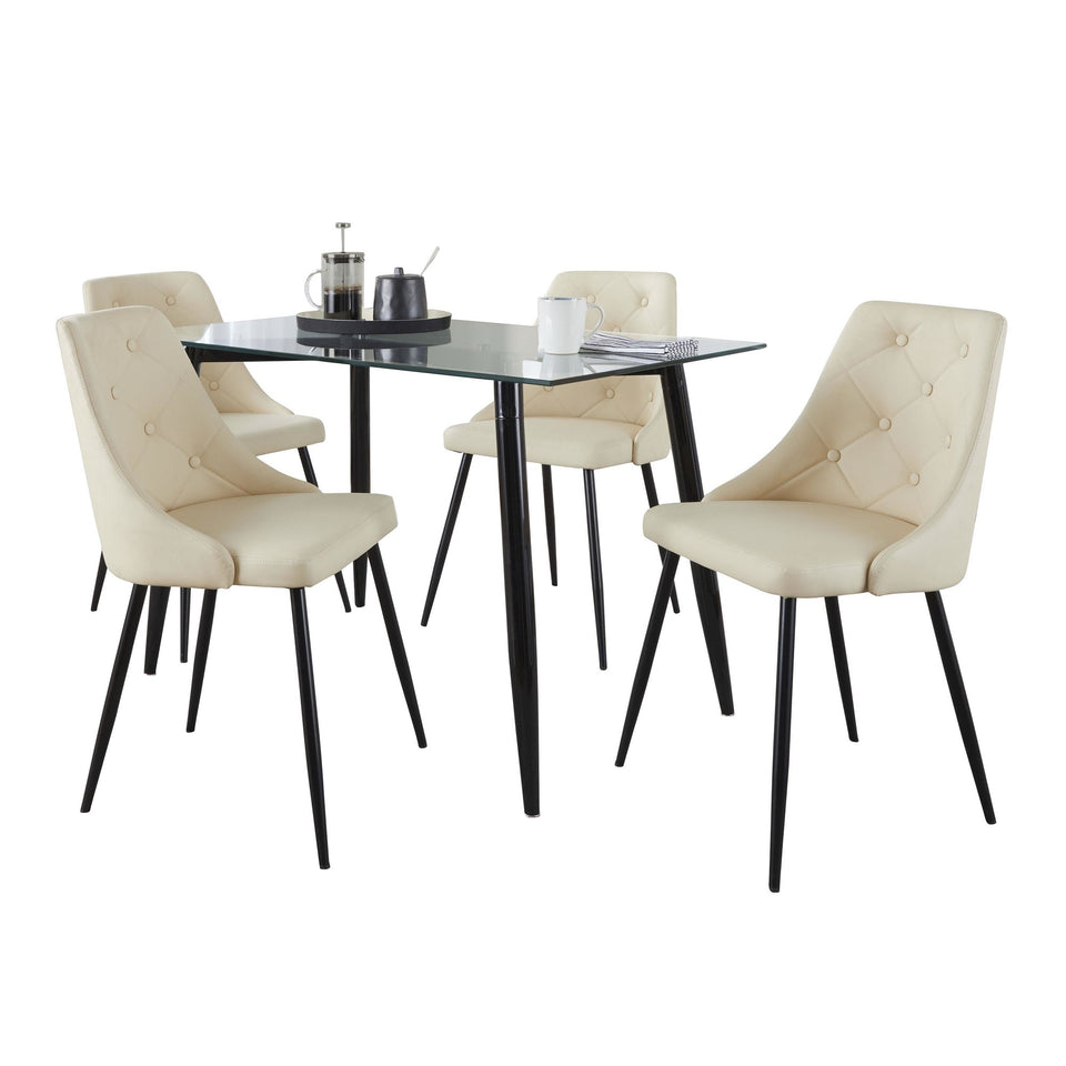 Clara-giovani Dining Set - 5 Piece