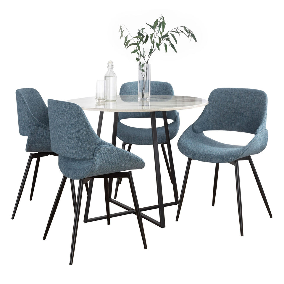 Cosmo-fabrico Dining Set - 5 Piece