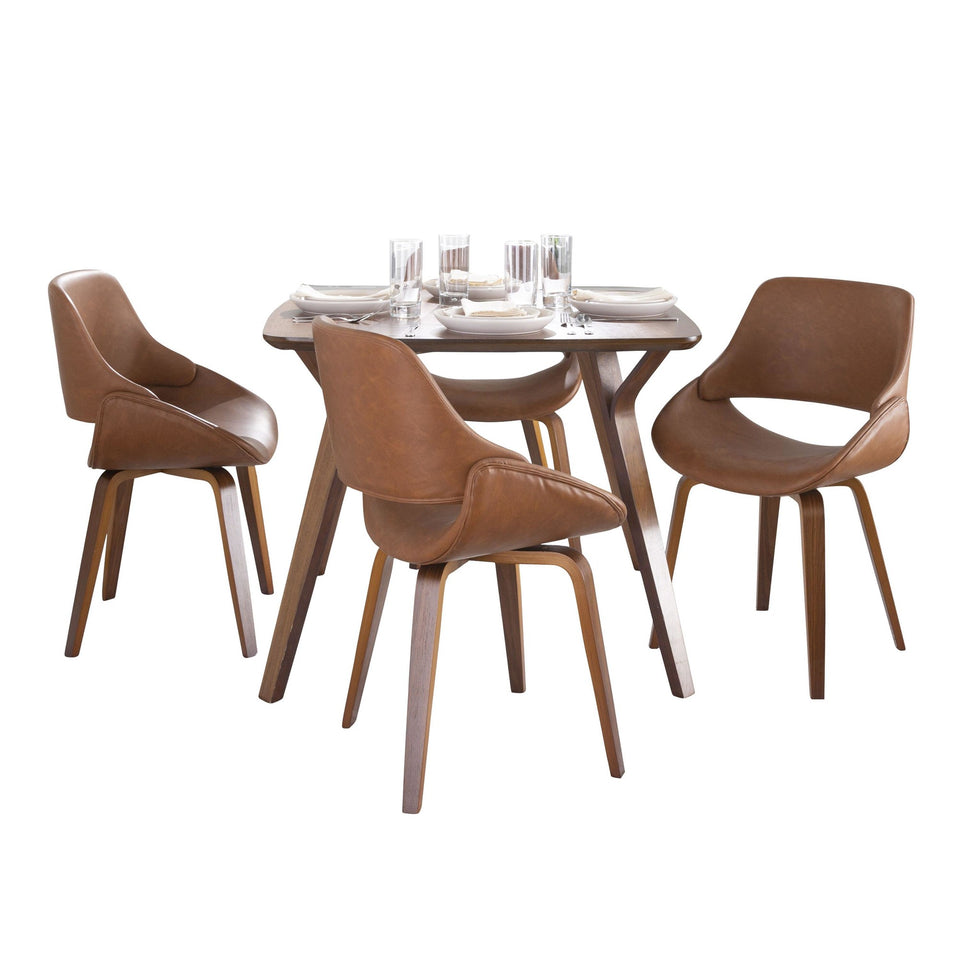 Folia-fabrico Square Dining Set - 5 Piece