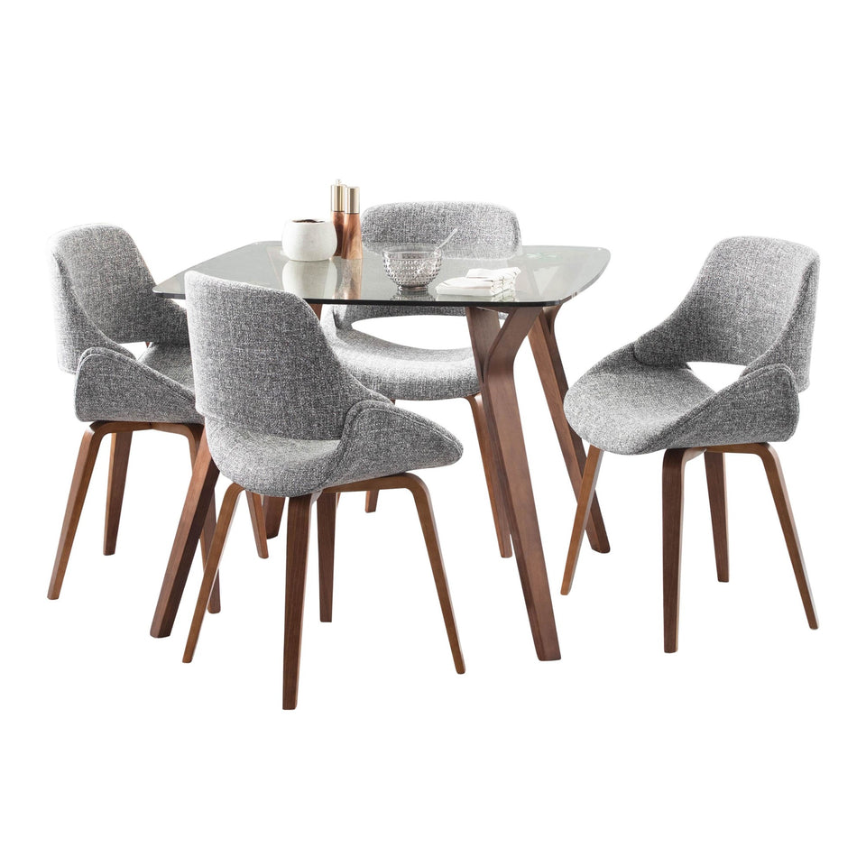 Folia Square Fabrico Dining Set - 5 Piece
