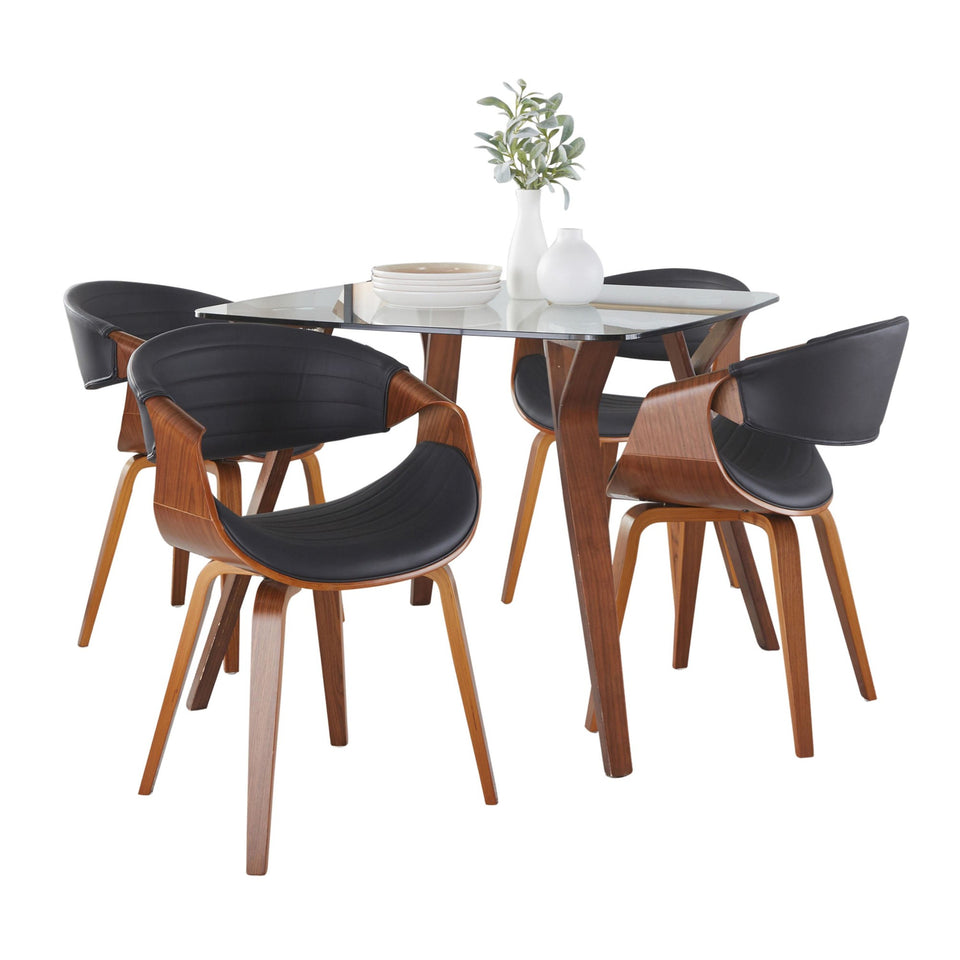 Folia-symphony Square Dining Set - 5 Piece