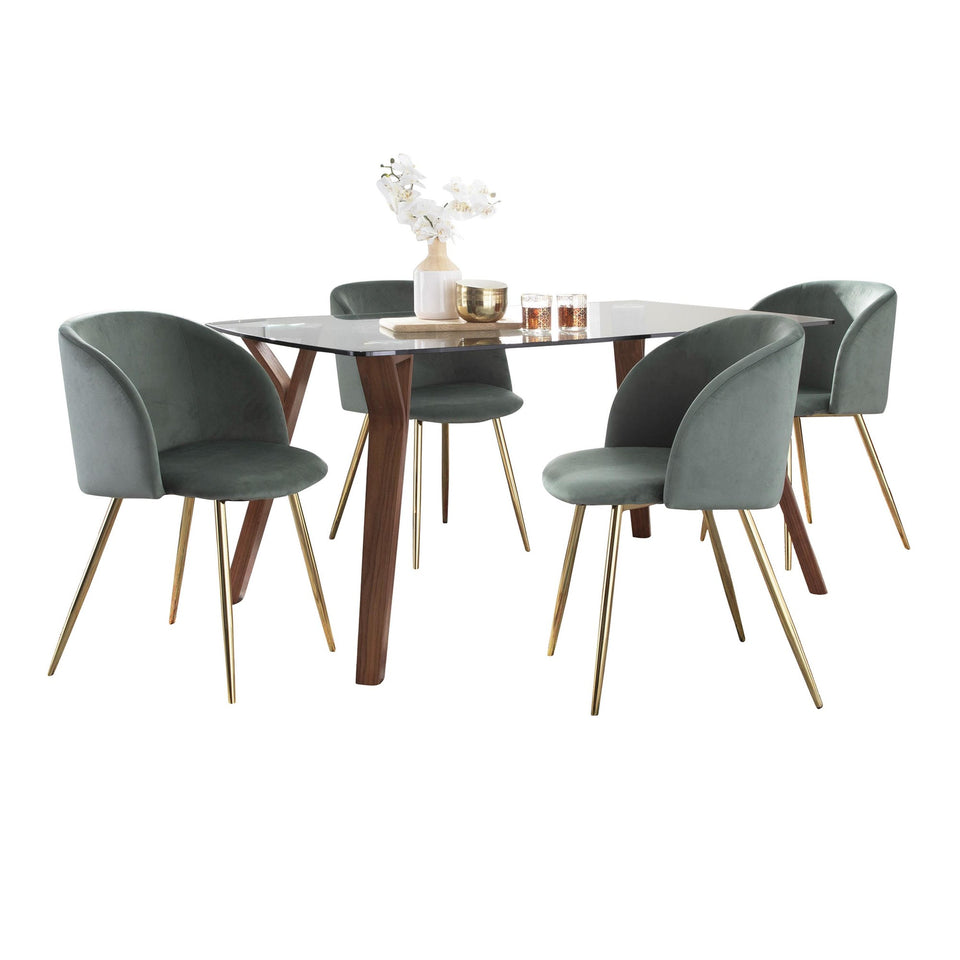 Folia-fran Dining Set - 5 Piece