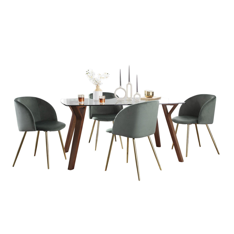 Folia-fran Dining Set - 5 Piece