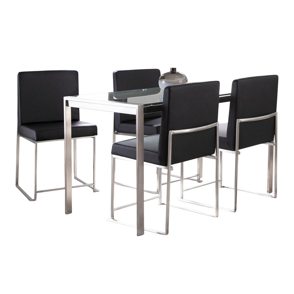 Fuji High Back Dining Set - 5 Piece