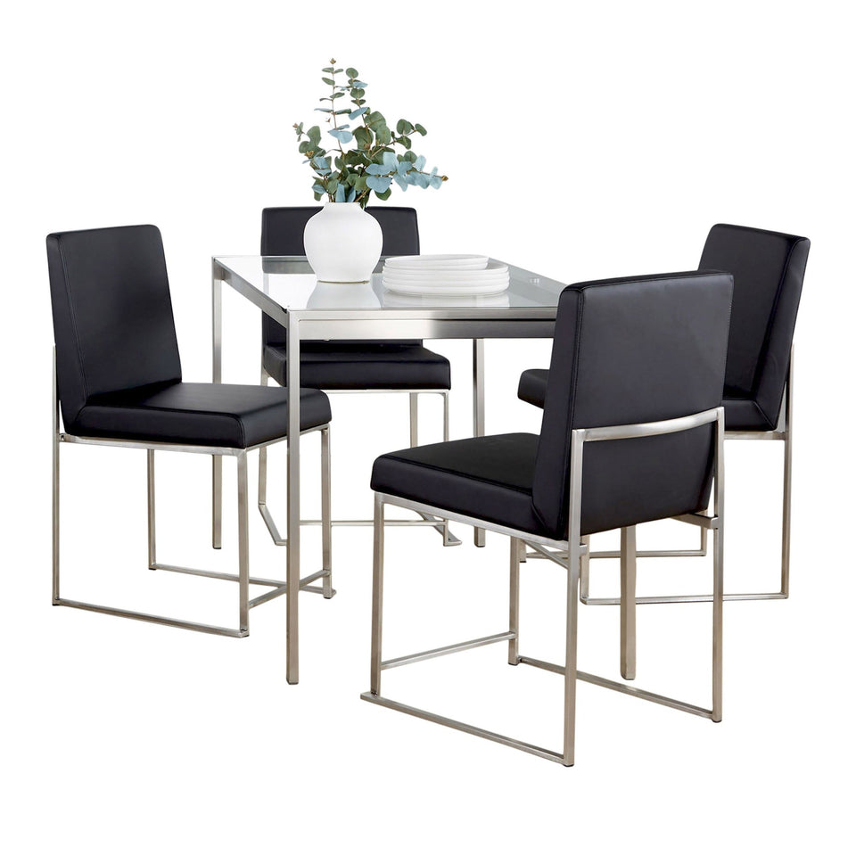 Fuji High Back Dining Set - 5 Piece