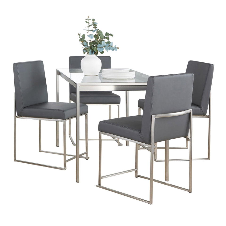Fuji High Back Dining Set - 5 Piece