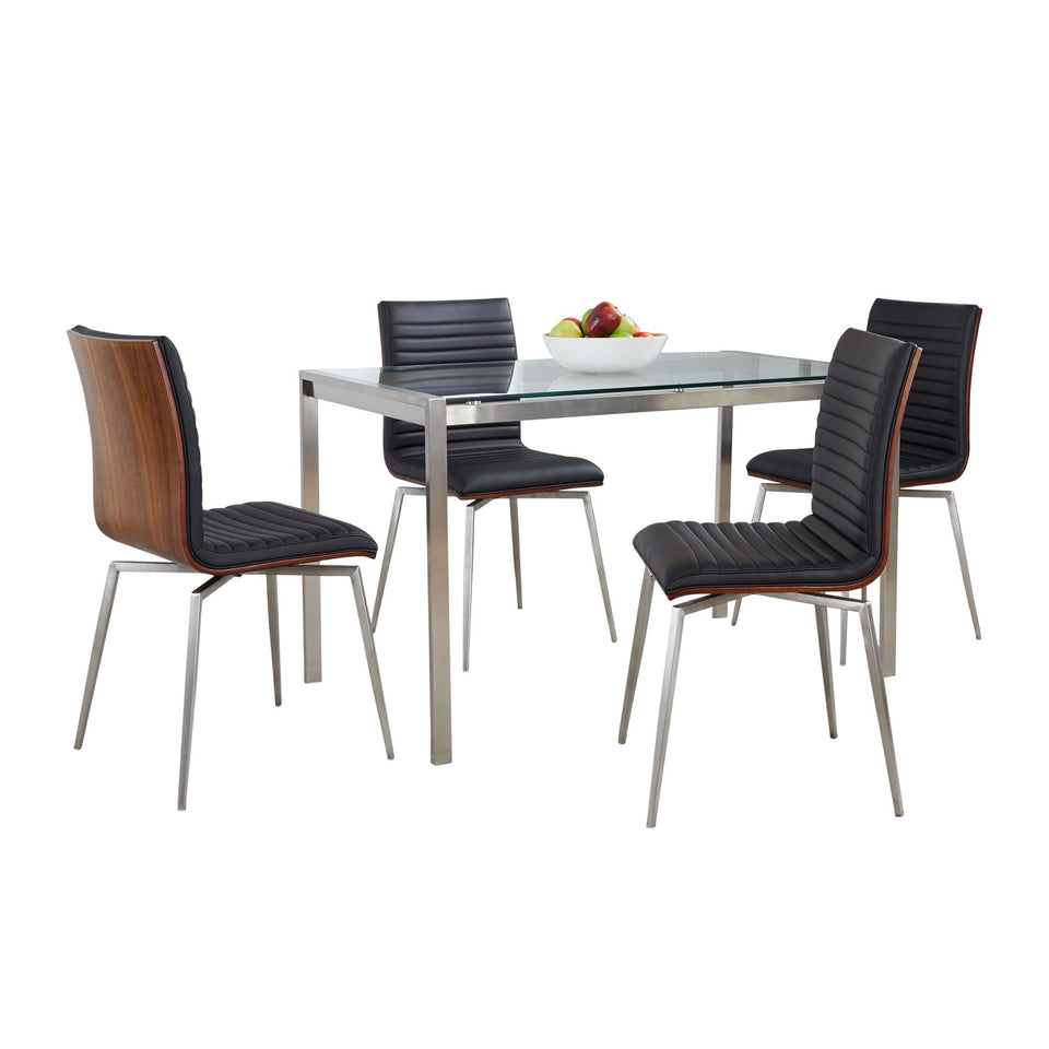 Fuji-mason Swivel Dining Set - 5 Piece