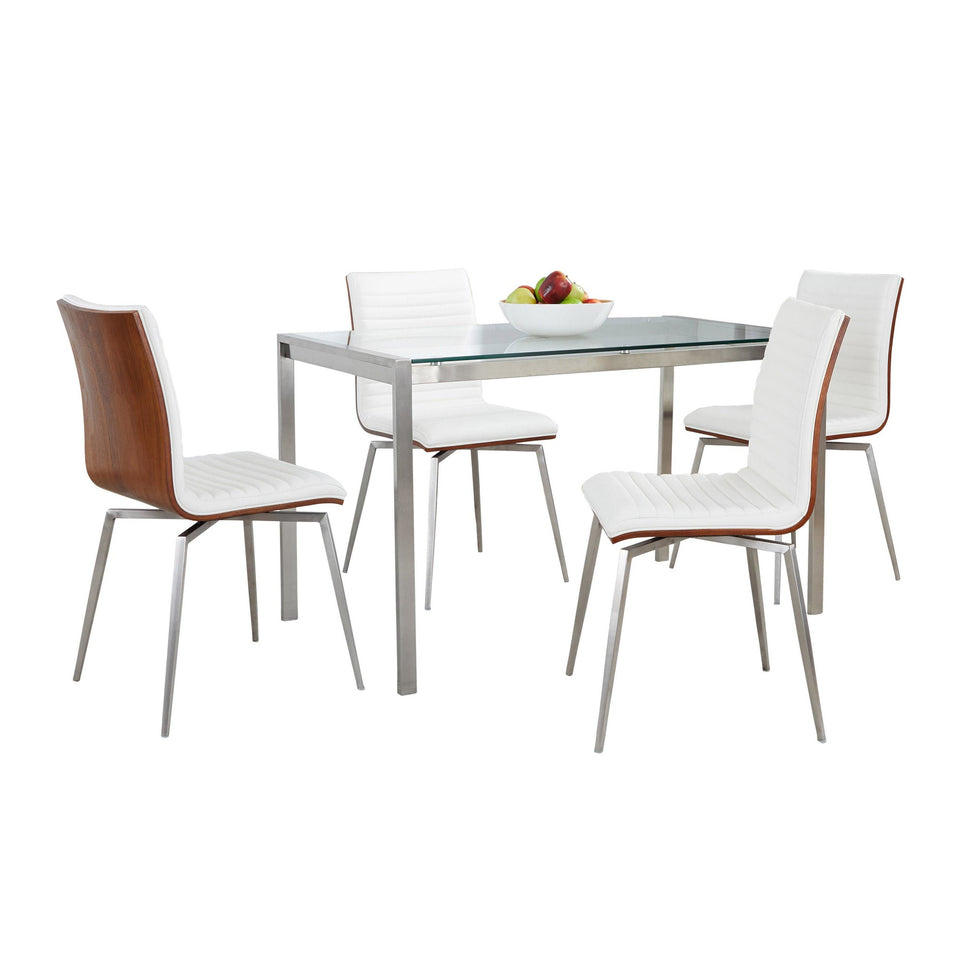 Fuji-mason Swivel Dining Set - 5 Piece