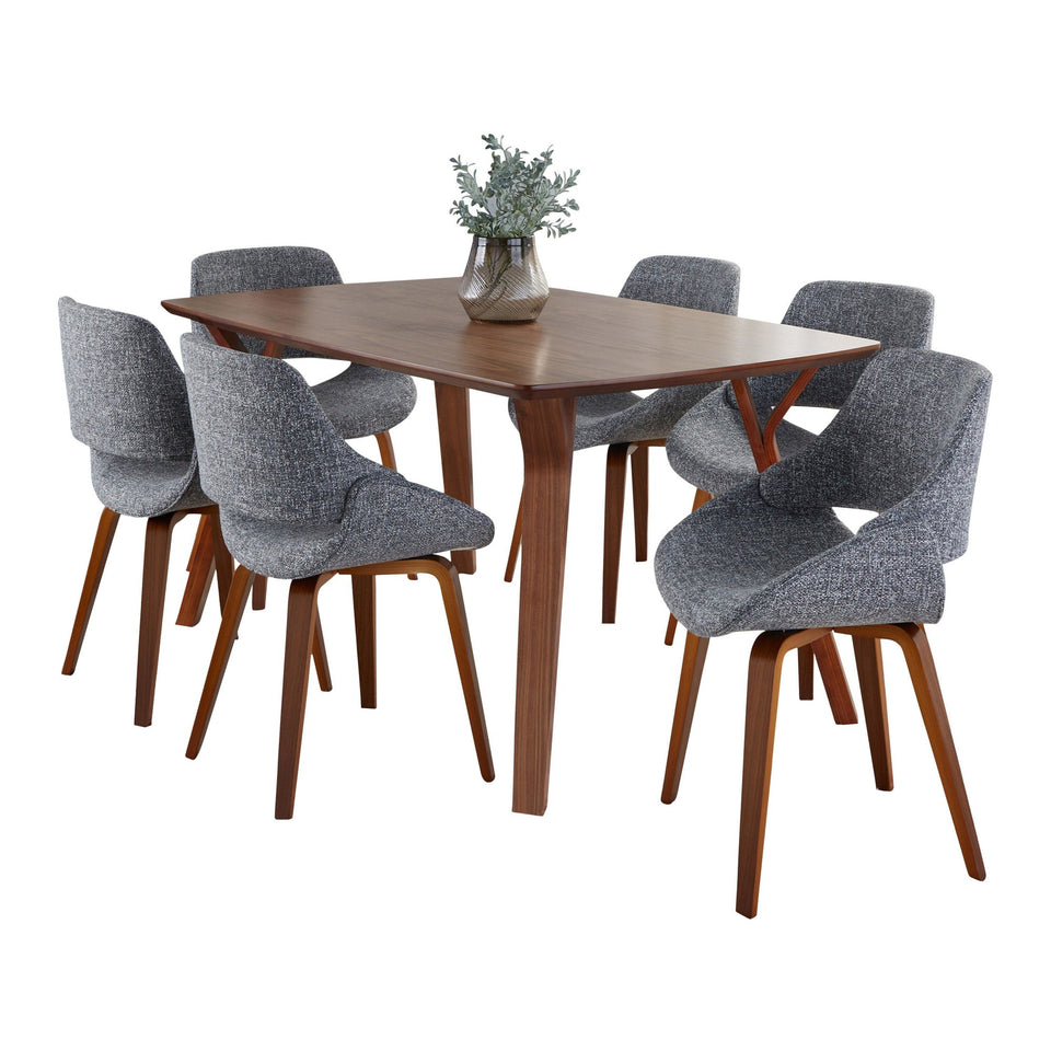 Folia Fabrico Dining Set - 7 Piece